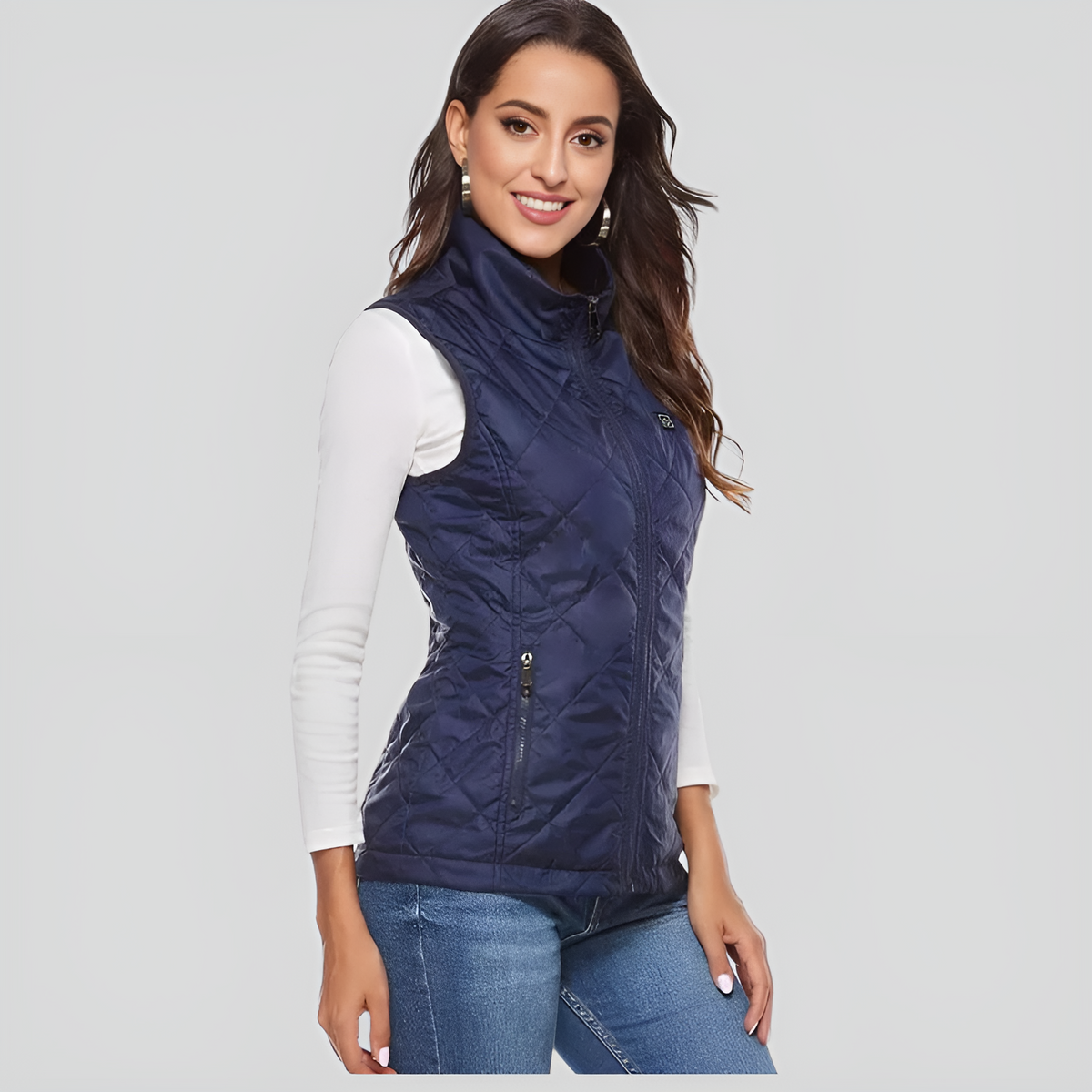 Niki | Women's heated vest: 9 zones, dual control