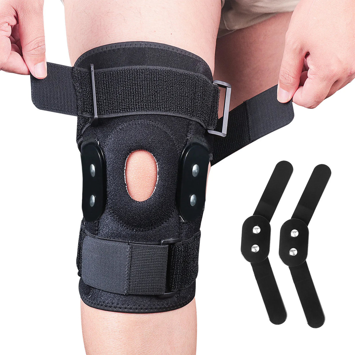 Niki | Hinged Knee Brace with Adjustable Straps