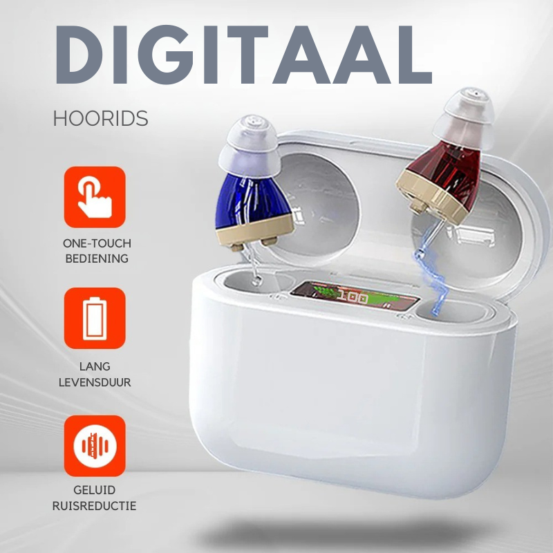 Niki | In-ear Hearing Aid Discreet Rechargeable