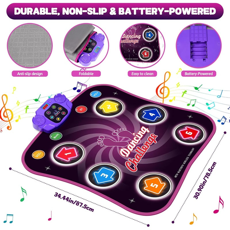 Niki | Interactive Dance Mat with 5 Levels of Fun and Challenges for Kids