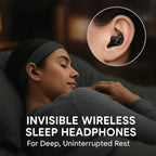 Niki | Discreet Bluetooth 5.3 Earbuds for Sleep | Waterproof & Long Battery
