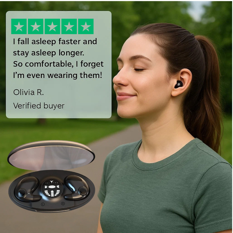 Niki | Discreet Bluetooth 5.3 Earbuds for Sleep | Waterproof & Long Battery