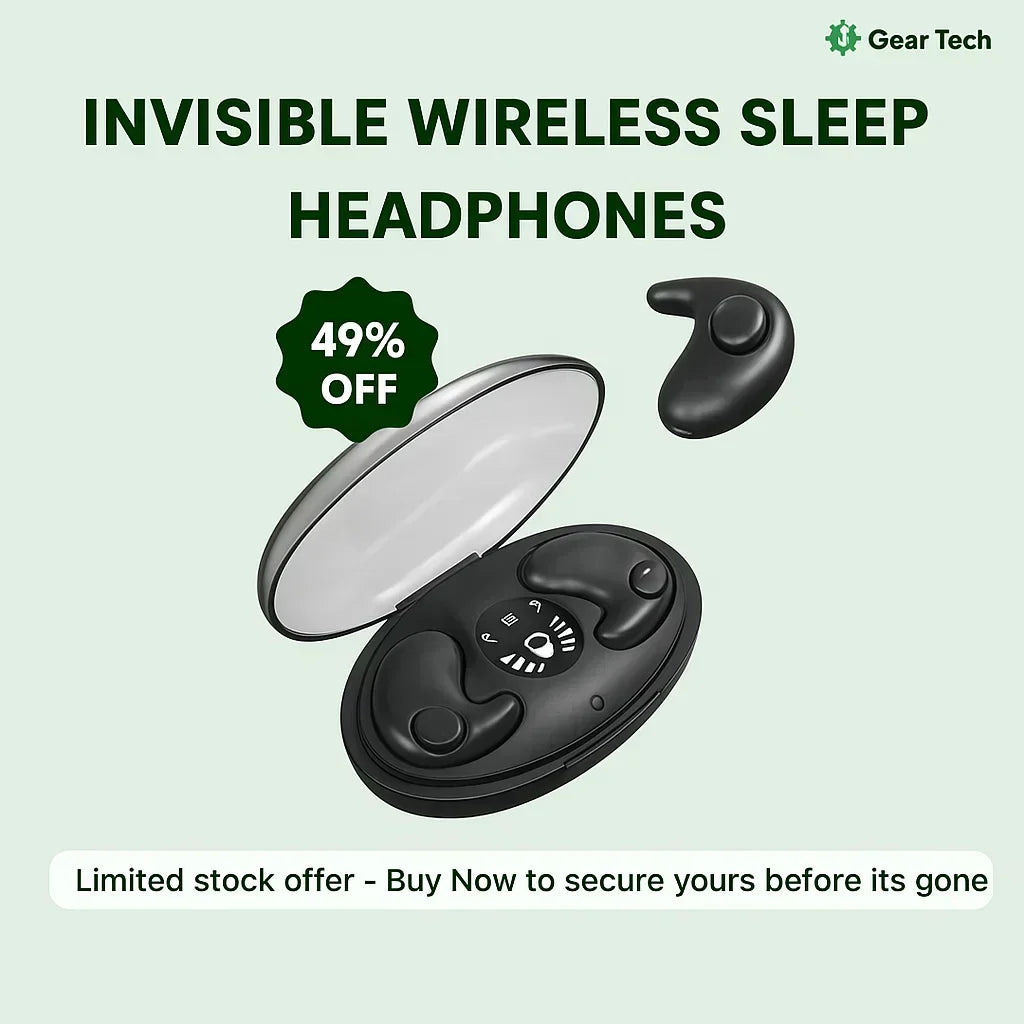 Niki | Discreet Bluetooth 5.3 Earbuds for Sleep | Waterproof & Long Battery