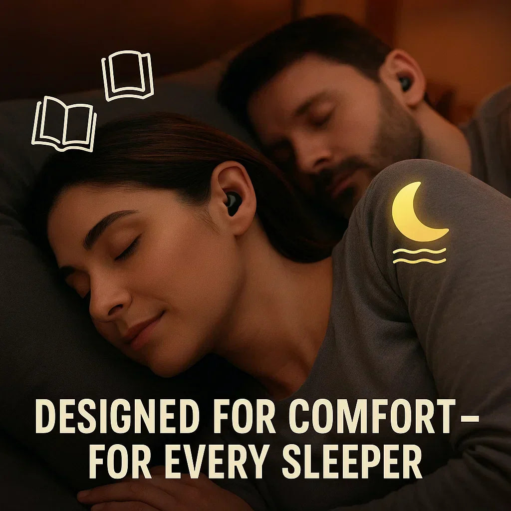 Niki | Discreet Bluetooth 5.3 Earbuds for Sleep | Waterproof & Long Battery
