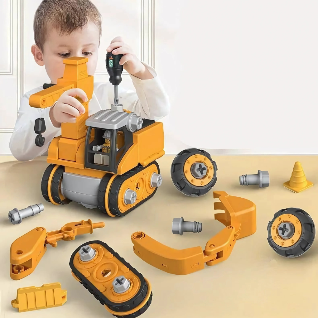 Niki | Kids' Take-Apart Construction Vehicle Toy with Tools