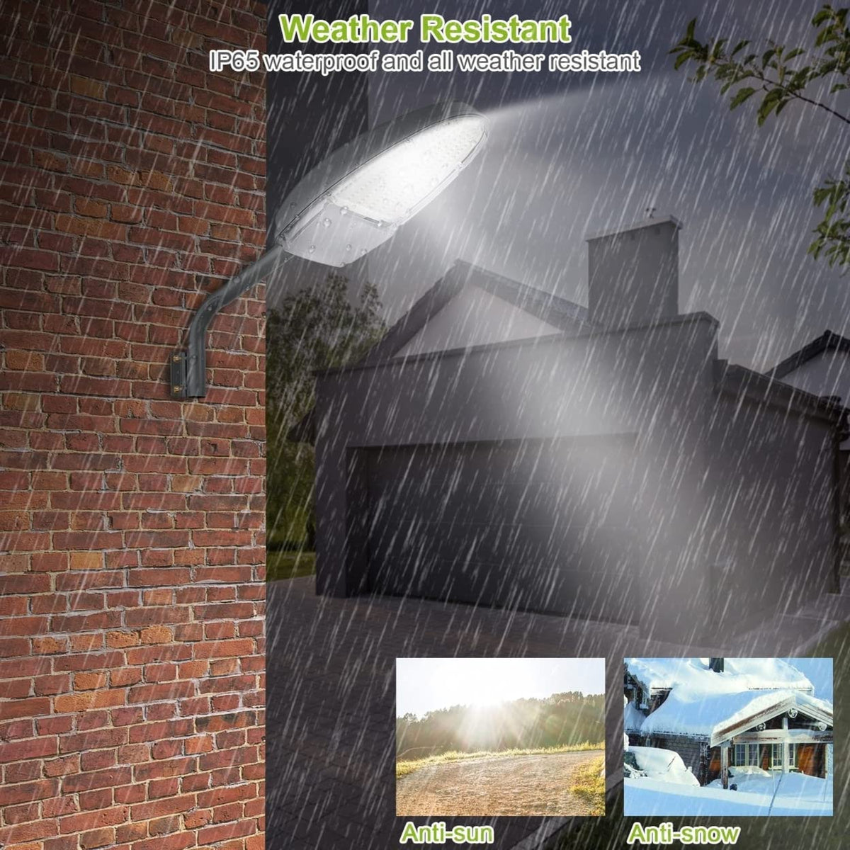 Niki | Kocaso LED Outdoor Lamp with Photocell - 144 LEDs, IP65