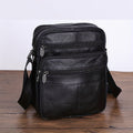 Niki | Leather Men’s Shoulder Bag – Spacious Cowhide Bag with Adjustable Strap