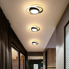 Niki | Modern Double Ring LED Flush Mount Light