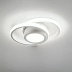 Niki | Modern Double Ring LED Flush Mount Light