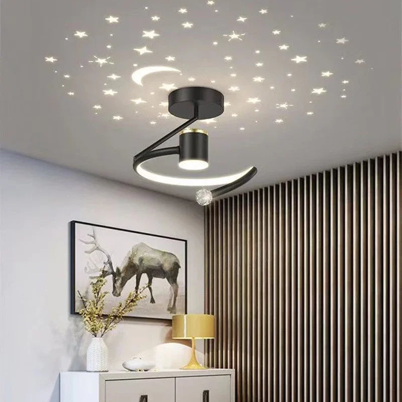 Niki | LED ceiling lamps with starry sky – Modern pendant lamp design for children's rooms and living rooms