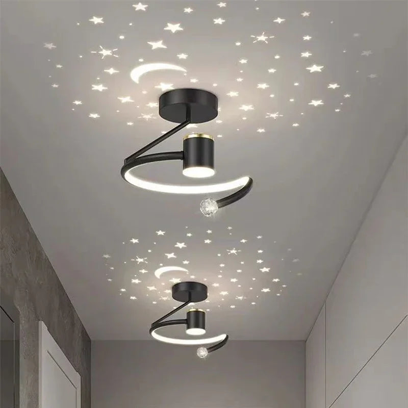 Niki | LED ceiling lamps with starry sky – Modern pendant lamp design for children's rooms and living rooms