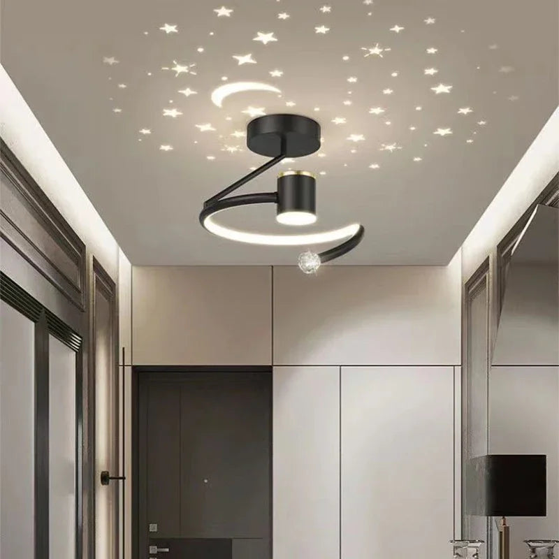 Niki | LED ceiling lamps with starry sky – Modern pendant lamp design for children's rooms and living rooms