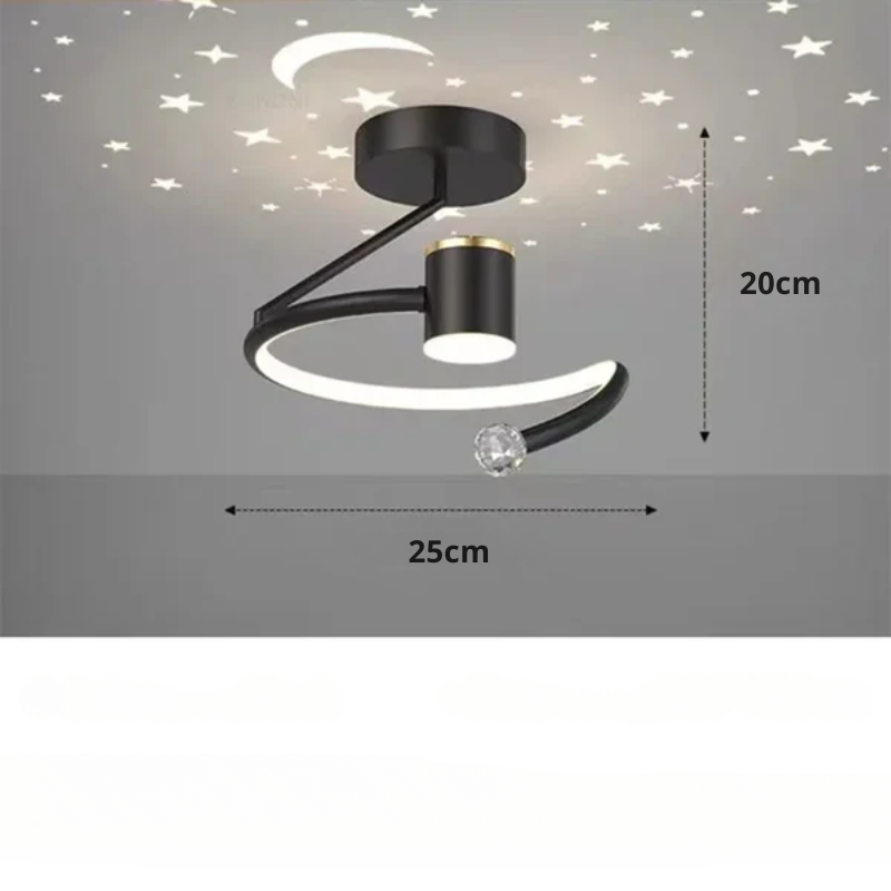 Niki | LED ceiling lamps with starry sky – Modern pendant lamp design for children's rooms and living rooms