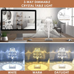 Niki | LED Crystal Table Lamp | Elegant Diamond Design