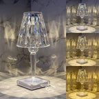 Niki | LED Crystal Table Lamp | Elegant Diamond Design