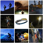 Niki | Rechargeable USB Headlamp with Wide Beam and Spotlight