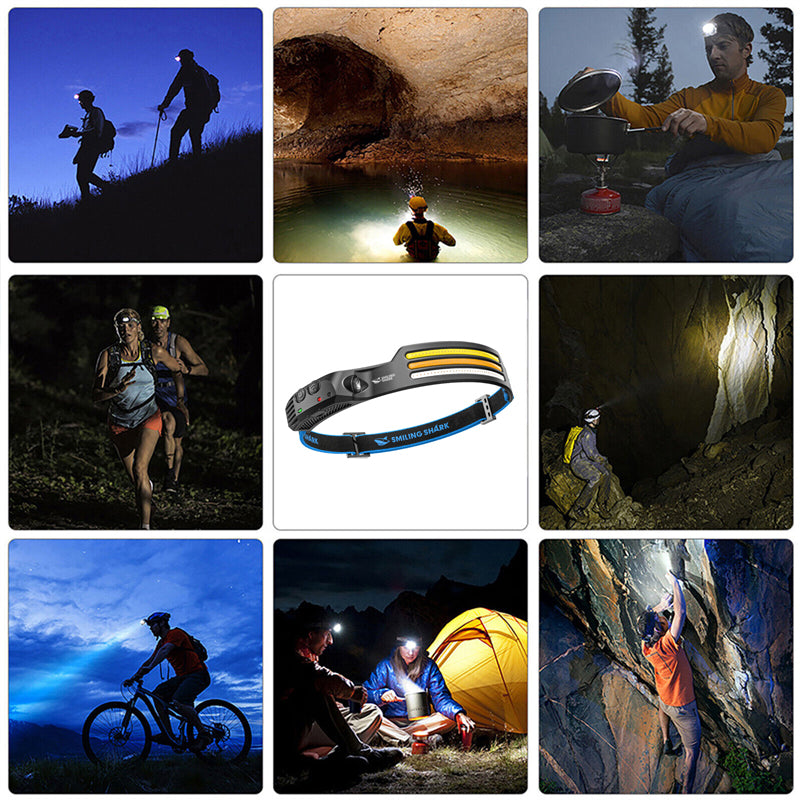 Niki | Rechargeable USB Headlamp with Wide Beam and Spotlight