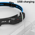 Niki | Rechargeable USB Headlamp with Wide Beam and Spotlight