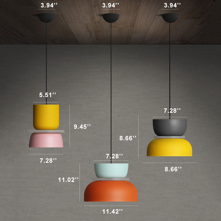 Niki | Macaron LED Pendant Light | Scandinavian Color Design