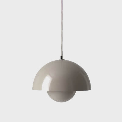 Niki | Macaron Pendant Light Hemisphere | Nordic Dome Design