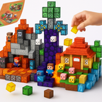 Niki | Magnetic Building Blocks Set for Kids 200 pcs