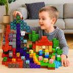 Niki | Magnetic Building Blocks Set for Kids 200 pcs