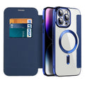 Niki | iPhone 11–14 Series Magnetic Leather Folio Case