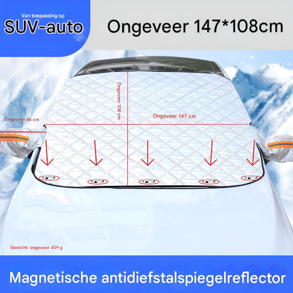 Niki | Magnetic Windshield Cover - Frost & Snow Protector