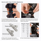 Niki | Medical OA Offloading Knee Brace | Unicompartimental Osteoarthritis Orthosis | Varus/Valgus Correction & ROM Control | Medial & Lateral Offloading | Adjustable Range of Motion