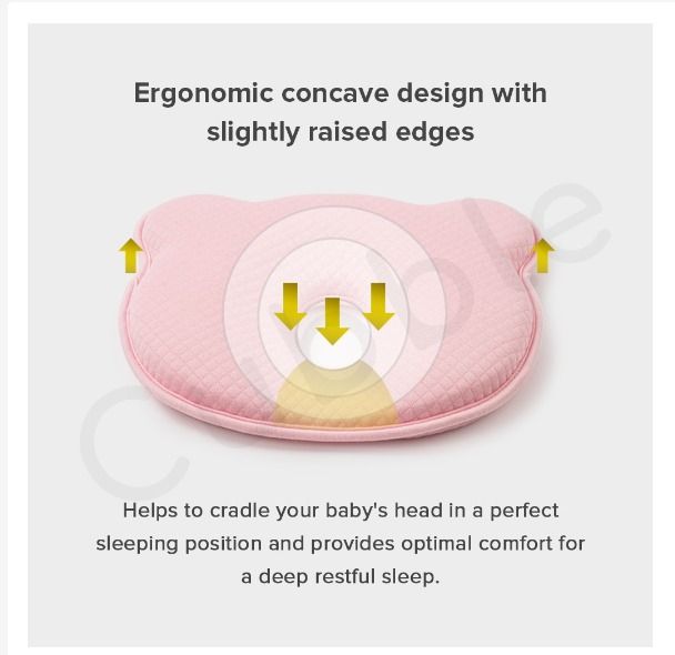 Niki | Memory Foam Baby Pillow - ErgoNest