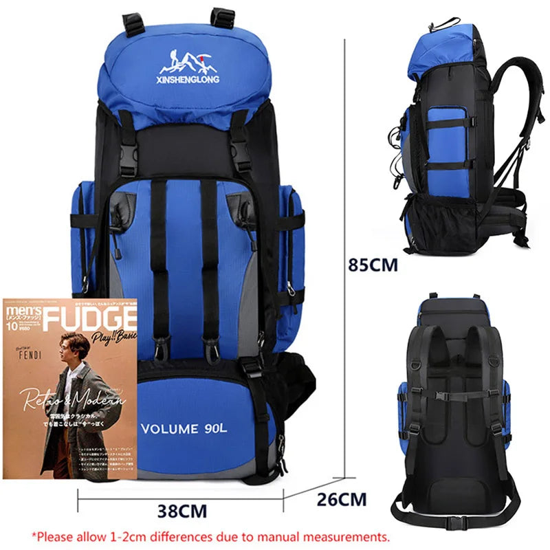 Niki | Men's 90L Hiking Backpack with Multiple Compartments