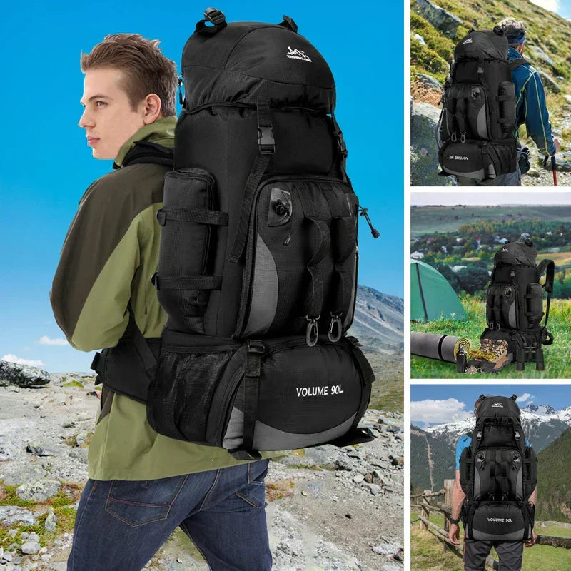 Niki | Men's 90L Hiking Backpack with Multiple Compartments