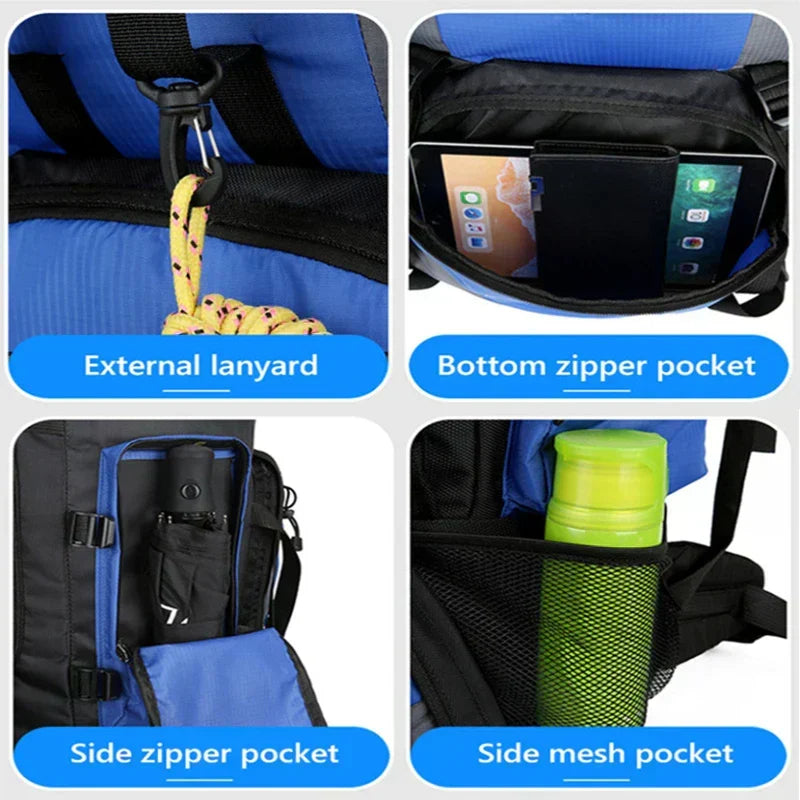 Niki | Men's 90L Hiking Backpack with Multiple Compartments