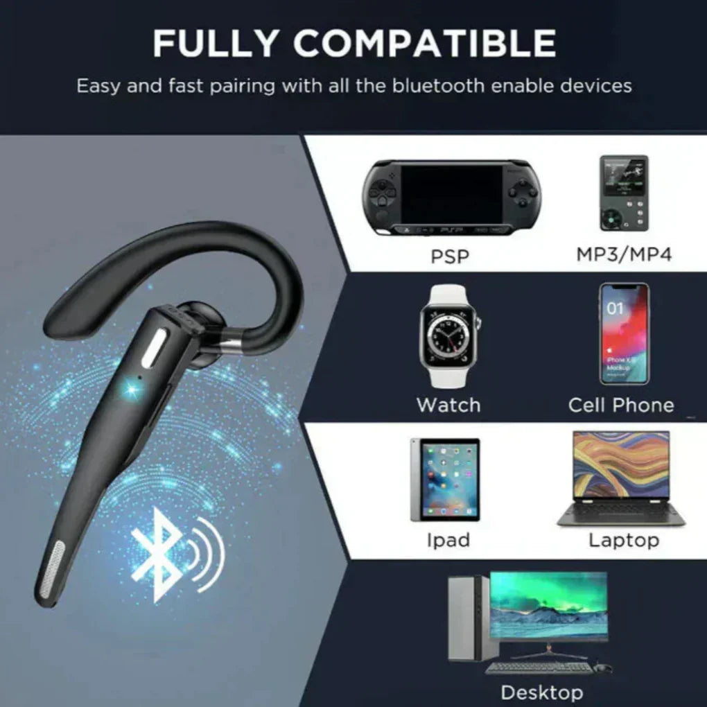 Niki | Wireless Bluetooth Earpiece with Mic & ANC