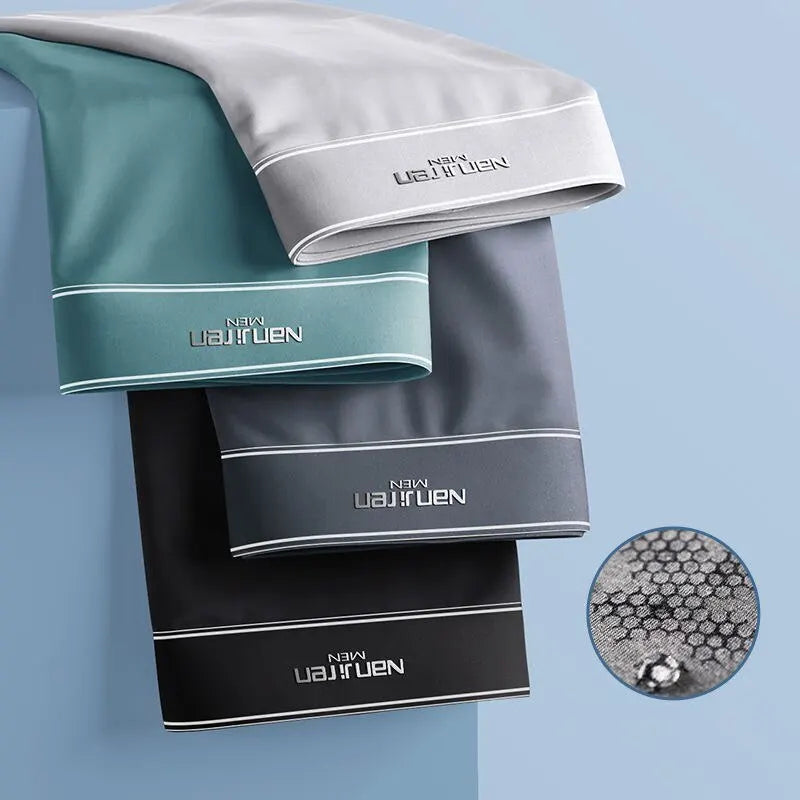 Men's Graphene Infused Boxer Briefs - 4 Pack