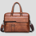 Niki | Men's Briefcase with Front Zip Pocket
