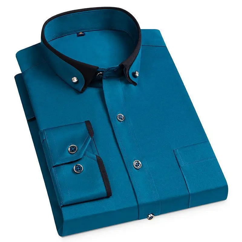 Men's Stretch Business Button-Down Shirt