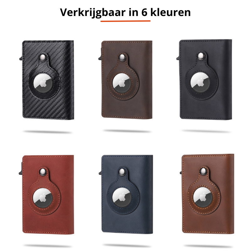 Niki | Carbon Fiber Wallet with Airtag Slot for Men