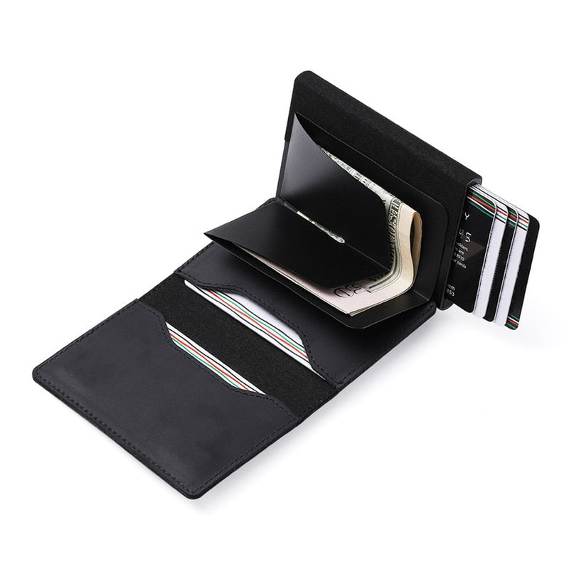 Niki | Carbon Fiber Wallet with Airtag Slot for Men