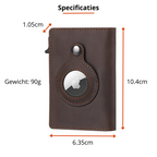 Niki | Carbon Fiber Wallet with Airtag Slot for Men