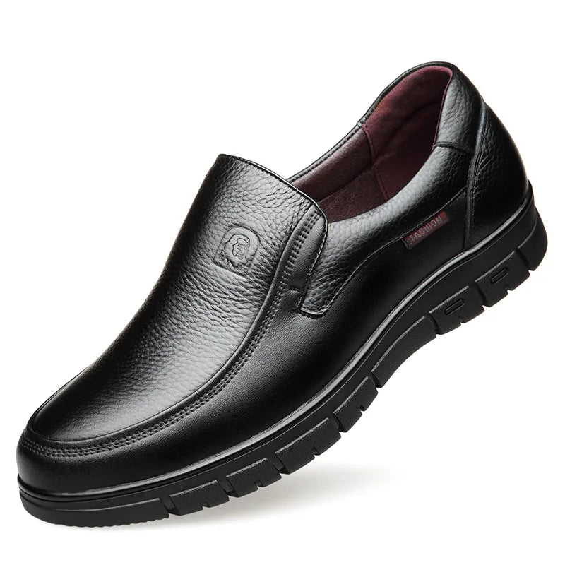 Men's Comfortable Genuine Leather Slip-On Loafers