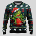 Men's Festive Holiday Animal Knit Sweater