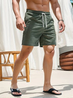 Niki | Men's Corduroy Drawstring Shorts