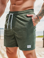 Niki | Men's Corduroy Drawstring Shorts