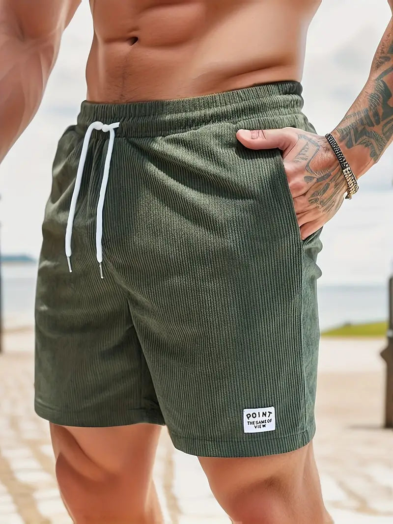 Niki | Men's Corduroy Drawstring Shorts