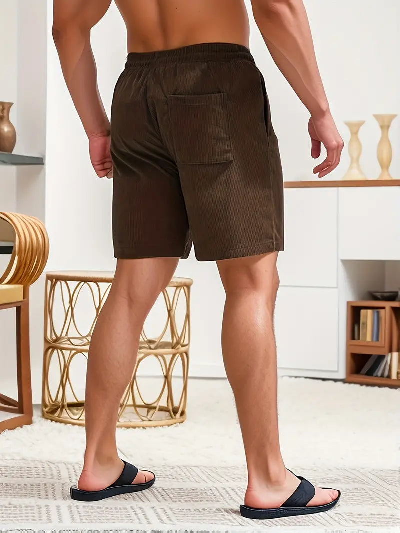 Niki | Men's Corduroy Drawstring Shorts