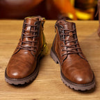 Refined Side-Zip Leather Boots