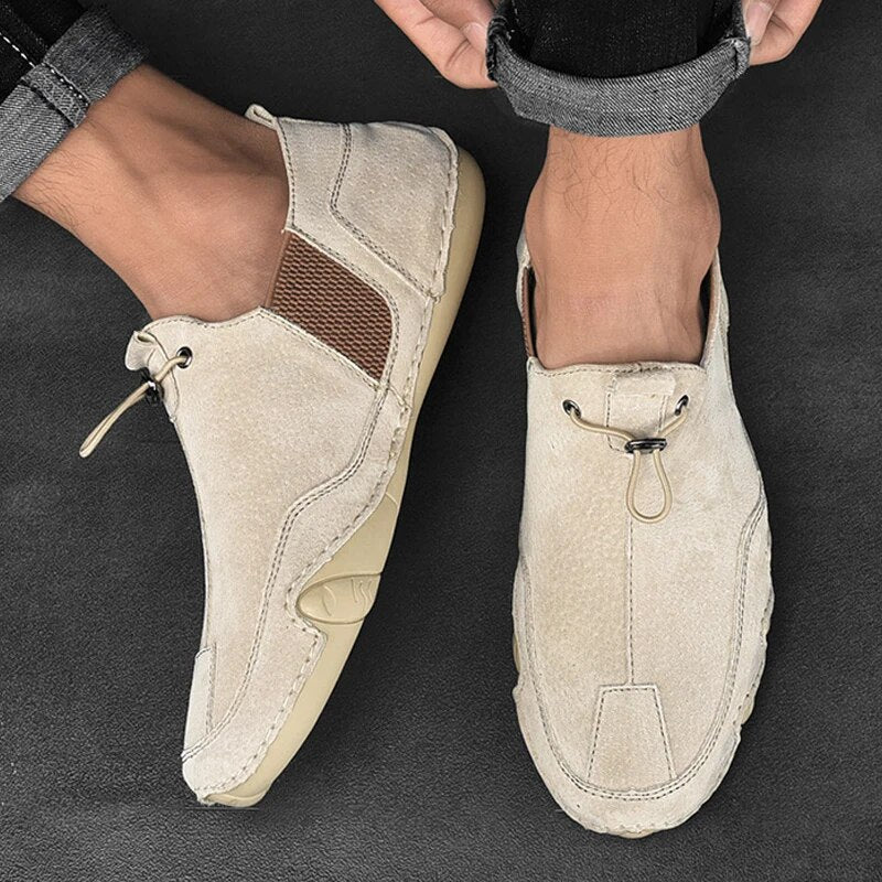 Niki | Men's Slip-On Moccasins with Toggle Lock
