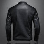 Men's Essential Faux Leather Moto Jacket