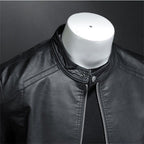 Men's Essential Faux Leather Moto Jacket